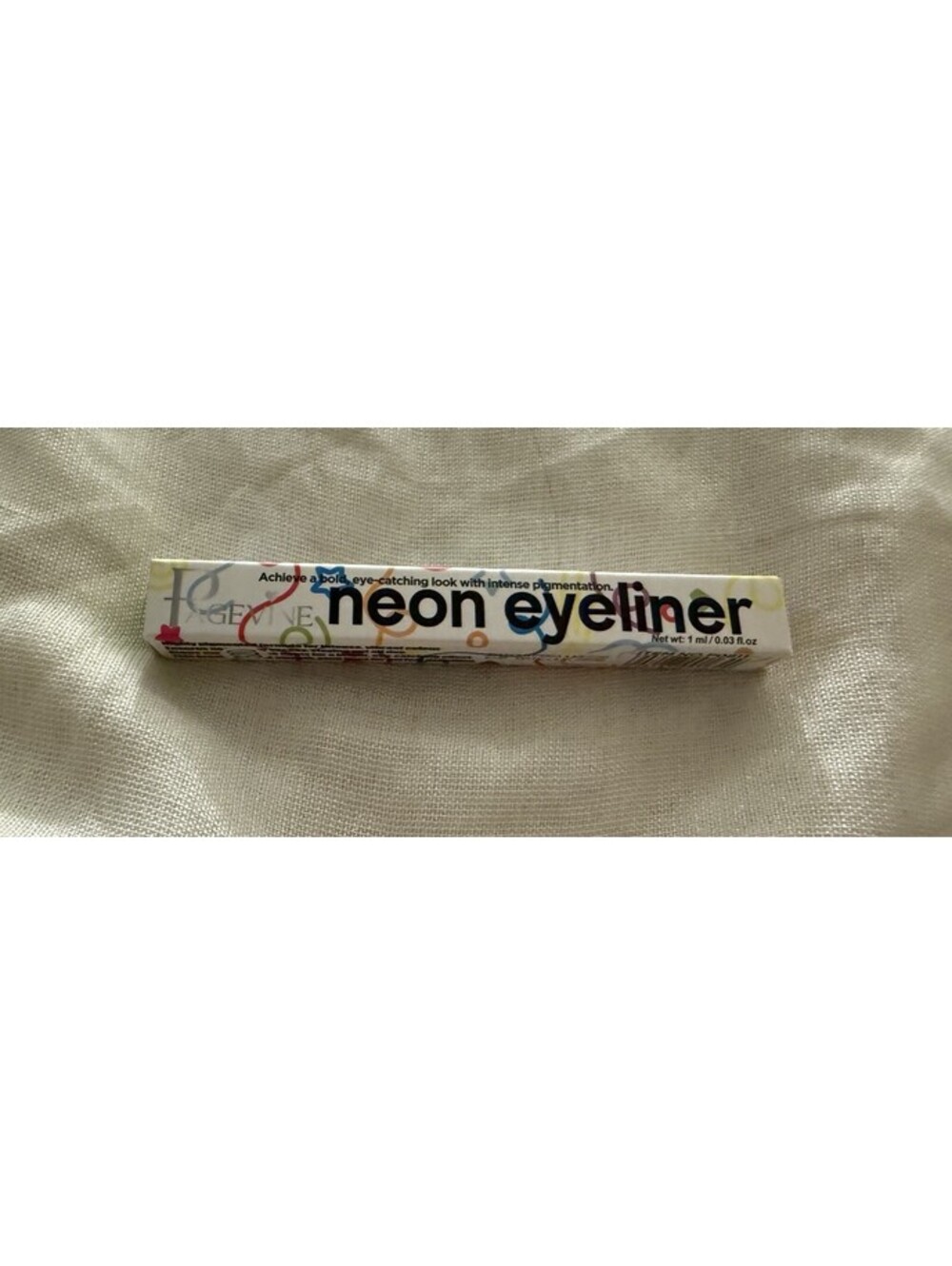 Pagevine Neon Green Liquid Eyeliner UV Black Light Glow Smudge Proof NEW